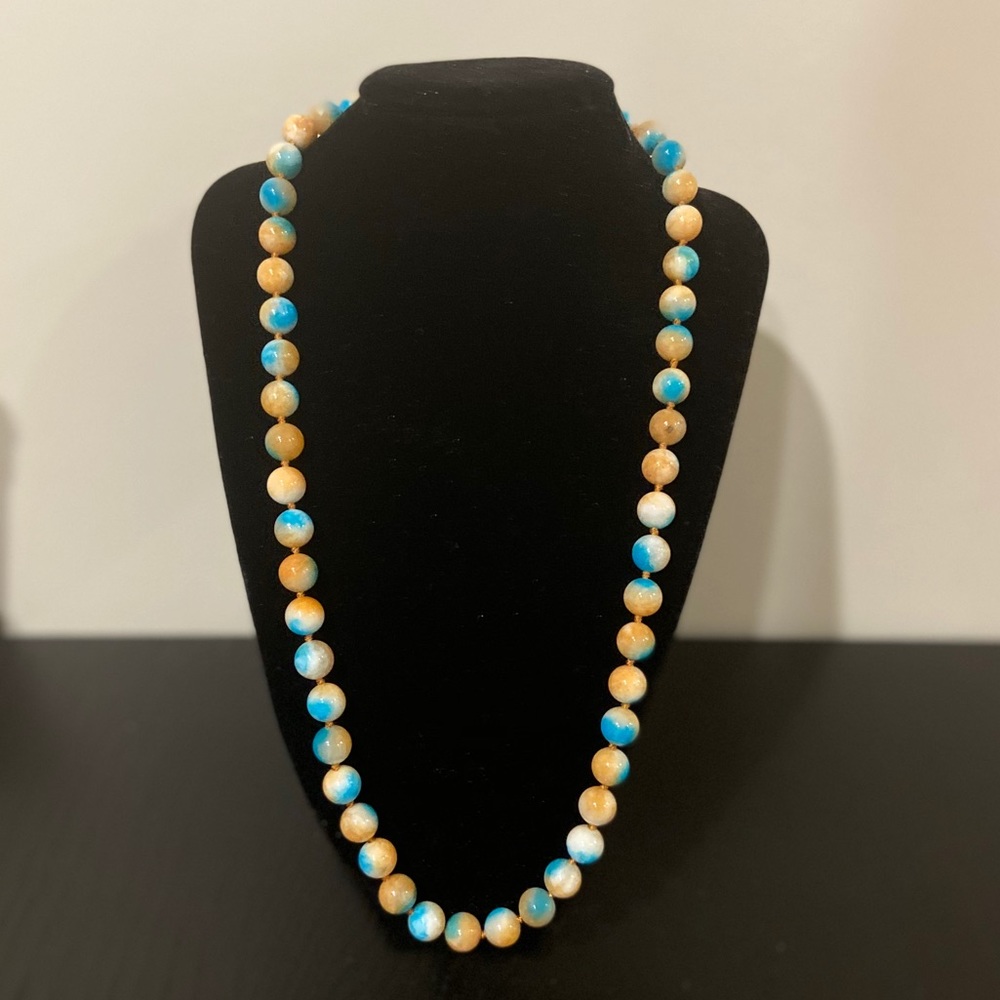 Tie Dye Agate Necklace